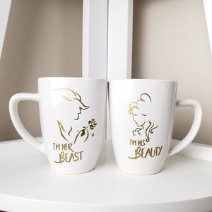 Beauty and The Beast Coffee Mug Set